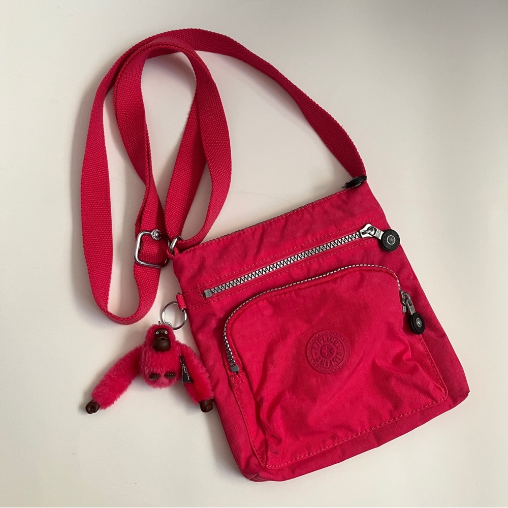 Kipling Hot Pink Small Crossbody Bag